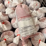 Ground beef ready for donation.