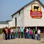 Youth with painted CAB barn